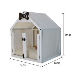 Four Seasons Universal Removable And Washable Dog House (Option: White medium)