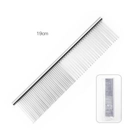 Pet Stainless Steel Needle Comb (Option: 19cm)