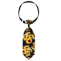 Sunflower Pet Tie Summer Collar Decoration (Option: A black little Daisy)