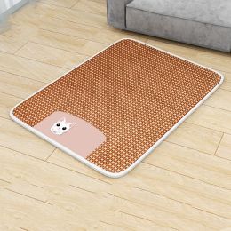 Seasonal Cooling Mat For Small And Large Pets (Option: Pink Cat-2XL-No sponge)