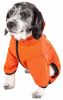 Pet Life Active 'Pawsterity' Heathered Performance 4-Way Stretch Two-Toned Full Bodied Hoodie