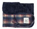 Touchdog 2-In-1 Tartan Plaided Dog Jacket With Matching Reversible Dog Mat