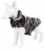 Pet Life Luxe 'Chauffurry' Beautiful Designer Zebra Patterned Mink Fur Dog Coat Jacket