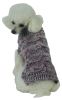 Royal Bark Heavy Cable Knitted Designer Fashion Dog Sweater