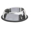 Beveled Dogs Bowl Stainless Steel Removable Rubber Ring Non-Slip Bottom Pet Feeder Bowl Water Dish For Dog Cat