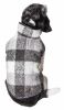 Pet Life 'Black Boxer' Classical Plaided Insulated Dog Coat Jacket