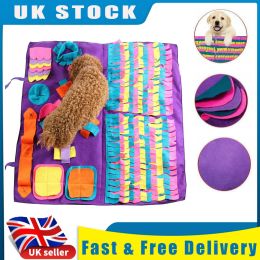 Large 90x90cm Washable Dog Snuffle Mat Sniffing Training Pad Pet Puzzle Play Toy (Option: )