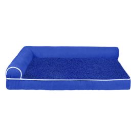 Thickened Memory Sponge Right Angle Four Seasons Dog Cat Pet Sofa (Option: Blue-2XL)