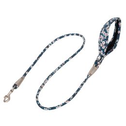 Outdoor Pet Dog Floral Round Hand Holding Rope (Option: Floral Blue-S Length 120cm Diameter 06cm)