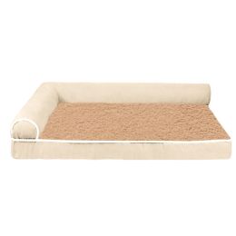 Thickened Memory Sponge Right Angle Four Seasons Dog Cat Pet Sofa (Option: Khaki-2XL)