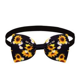 Sunflower Pet Bow Tie Dog Summer Decoration (Option: Little Daisy sunflower)