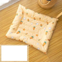 Cooling Kennel Sleeping Pad Pet Supplies (Option: Rabbit radish-Square XL 66x116cm)