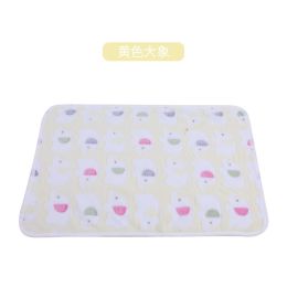 Pet Blanket Dogs And Cats Flannel Blanket Autumn And Winter Warm Blanket Floor Mat (Option: Yellow Elephant Blanket-60 40cm)