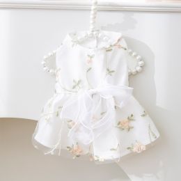 Thin Breathable Princess Skirt Small Dog Pet Clothing (Option: Flower Fairy-XS)