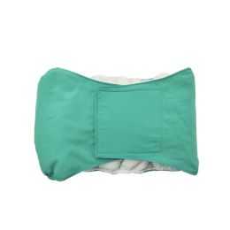 Male Dog Special Waterproof Belt Absorbent Diaper (Option: Blue-S)